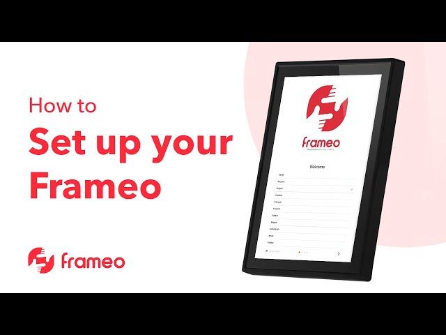Frameo - How to set up your Frameo 