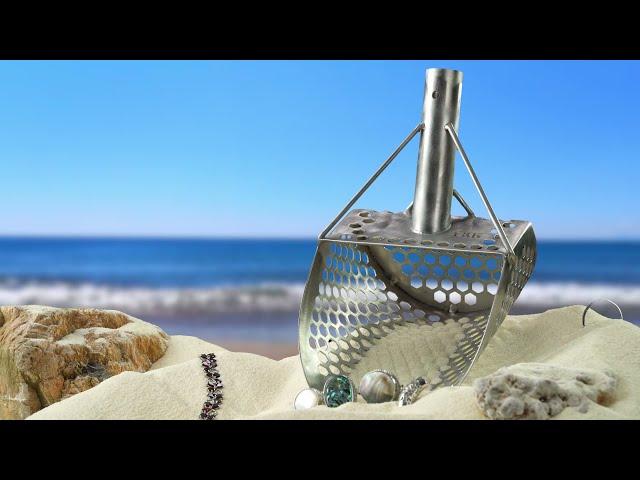 CKG Best Beach Sand Scoops for Metal Detecting Treasure hunting shovel.