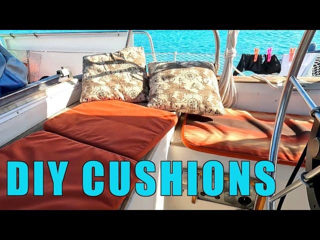 How to Make Boat CUSHIONS for your cockpit