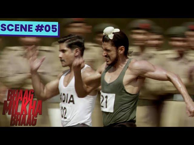 ज़िन्दगी की पहली रेस में सबको दीवाना बना दिया Milkha Singh ने! | Bhaag Milkha Bhaag | Farhan Akhtar