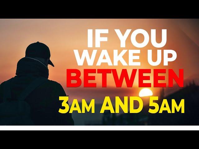 If You Wake Up Between 3am - 5am SAY This Powerful Meditation Prayer (Christian Motivation)