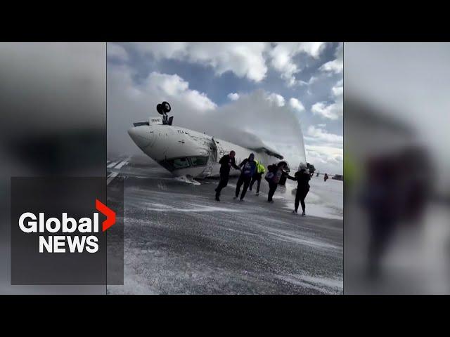 Toronto plane crash: “It was a hard landing,” aviation expert says