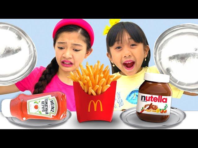 MYSTERY SAUCE CHALLENGE | KAYCEE & RACHEL in WONDERLAND FAMILY