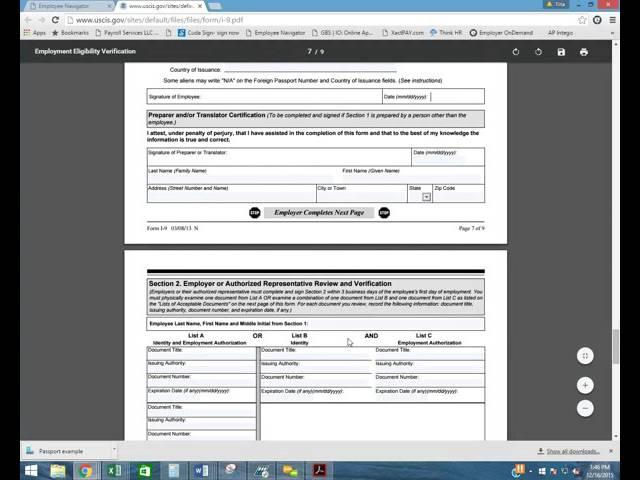 How To Upload Docs for W-4 and I-9