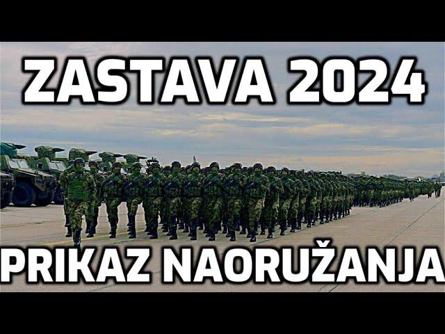 Zastava 2024 prikaz naoružanja Vojske Srbije Flag 2024 Armament Display of Serbian Army