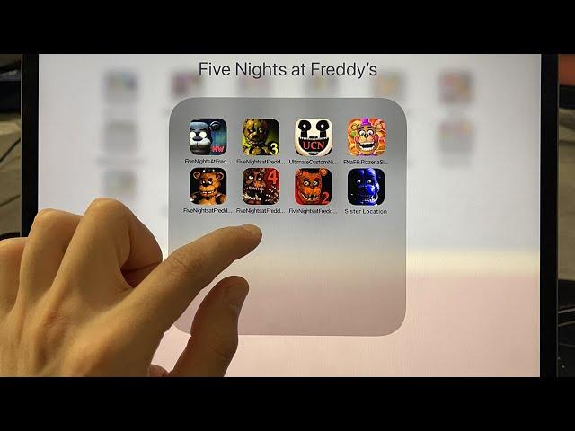 All FNaF Mobile: Five Nights at Freddy's Help Wanted,FNaF 3,Ultimate Custom Night,Pizzeria Simulator