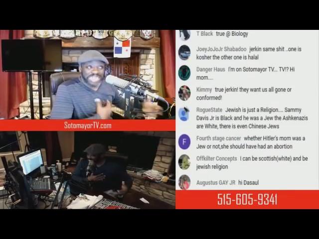 Tommy Sotomayor says the Egyptians were not black || YouTaar news 2017