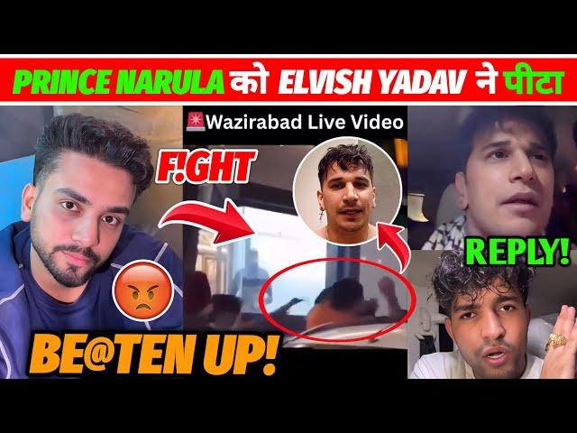 OMG! Elvish Yadav Vs Prince Narula FIGHT LEAKED VIDEO! Elvish Ne Prince Ko Peeta! Rajat Dalal