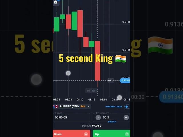 5 second trading in quotex , 5 SECOND KING 