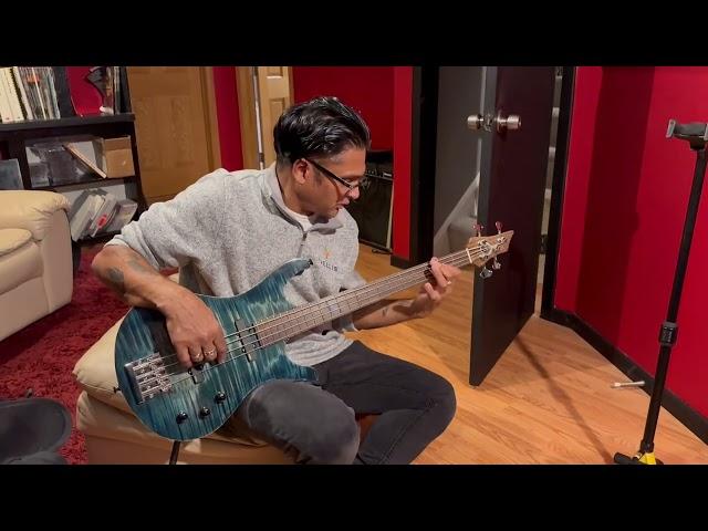 Dunham Guitars Origin IV Custom short scale bass demo