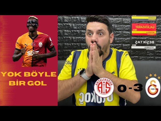 FANATİK FENERBAHÇELİ ANTALYASPOR GALATASARAY MAÇI İZLERSE