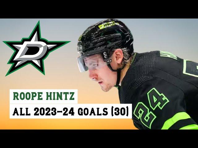 Roope Hintz (#24) All 30 Goals of the 2023-24 NHL Season