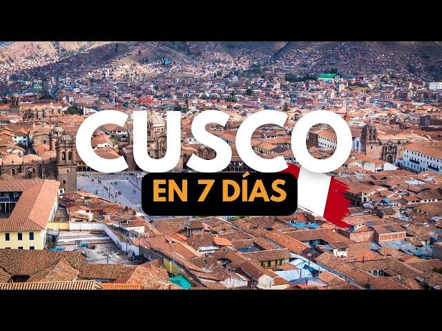  CUSCO en 7 días ️ ... GUÍA DE VIAJE y lugares imperdibles  ... #recomendaciones #viajes