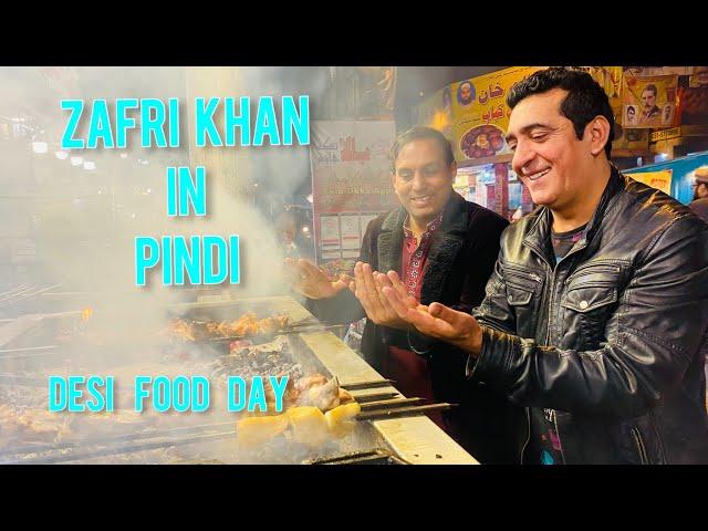 Zafri Khan in pindi | desi food day