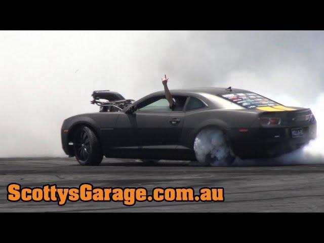 KILLA-B Camaro Hits the Burnout