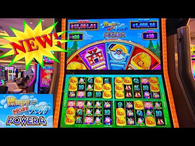 NEW SLOT HUFF N MORE PUFF POWER 4 SLOT | NEW SLOTS 2024 | #casino #slots #lasvegas #gambling