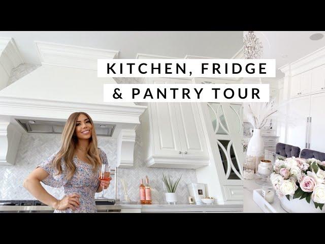 KITCHEN, FRIDGE AND PANTRY TOUR! @Slmissglam