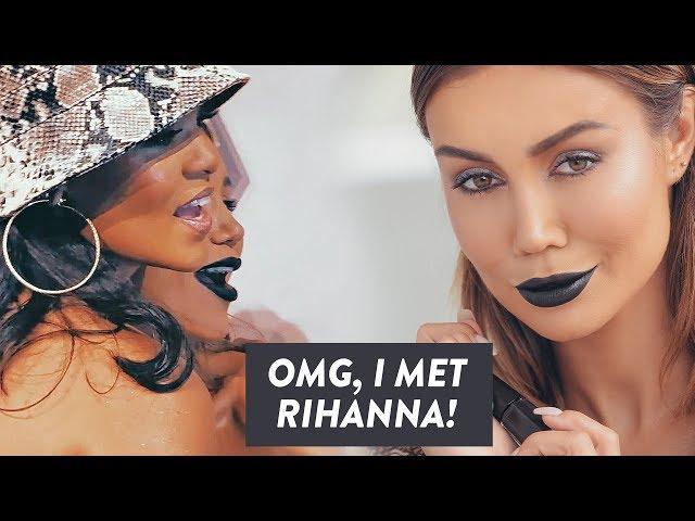 MEETING RIHANNA! Behind the scenes working with FENTY