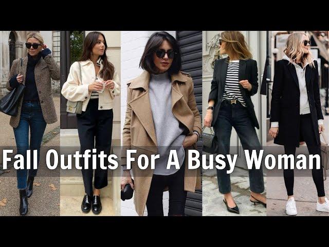 Effortlessly Chic Fall Outfits For A Busy Woman Like You!