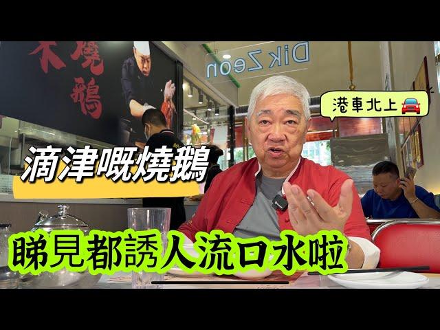  滴津嘅燒鵝🪿 睇見都誘人流口水啦  港車北上。 2023.09.13。