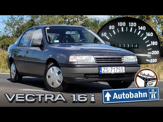 1989 Opel Vectra 1.6i (75 KM) | V-MAX, 0-100 km/h, prezentacja, próba autostradowa. | 4K