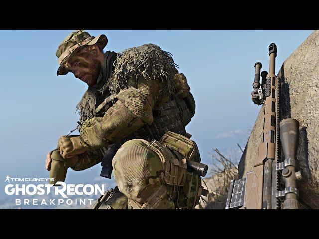 Ghost Recon Breakpoint - Setting Traps - Solo Sniper - 4K