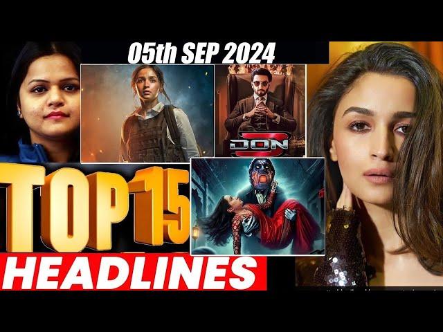 Top 15 Big News of Bollywood | 5th SEPTEMBER 2024 | Salman Khan , Ramayana, Sunny Deol