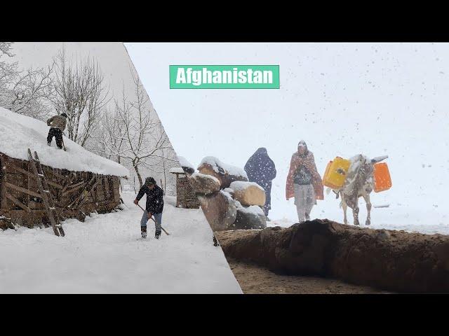 Surviving In Cold Winter Cooking | Afghanistan village life | Afghanistan Winter Life