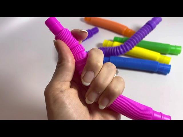 Small pop tube fidget toy