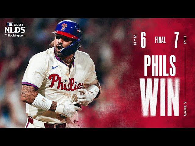 Mets vs. Phillies NLDS Game 2 Highlights (10/6/24) | MLB Highlights