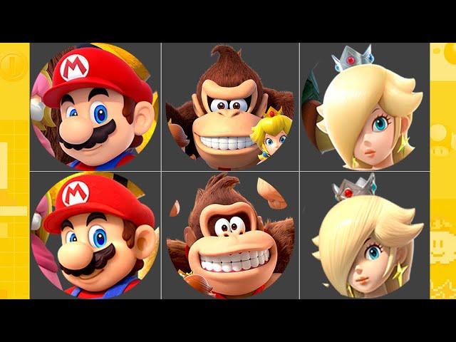 Super Mario - NEW Character Art Comparison (Old VS New)