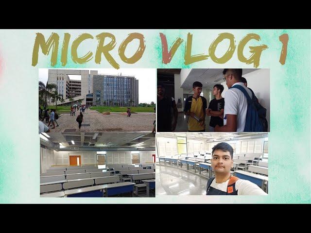 Micro Vlog 1 | 3rd Sem begins #microvlog1 #iit #iitjee #iithyderabad #jee #hyderabad