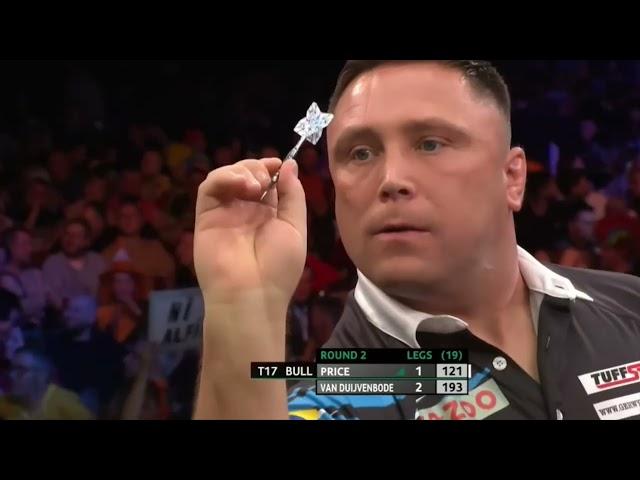 Gerwyn Price vs Dirk Van Duijvenbode 2023 Masters round 2