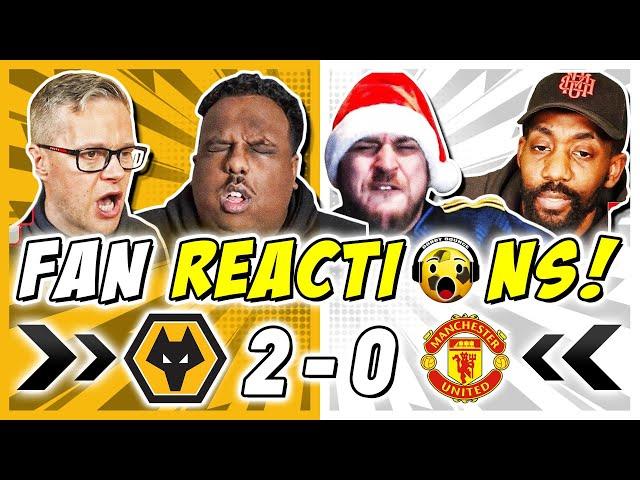 MAN UTD FANS DEVASTATED  REACTION TO WOLVES 2-0 MAN UTD | PREMIER LEAGUE FAN REACTIONS