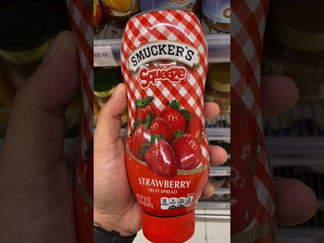 STRAWBERRY FRUIT SPREAD #shorts #smuckers