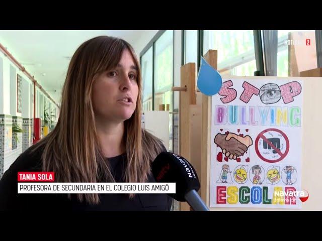 Noticias Navarra Televisión. Día Internacional contra el Bullying. Colegio LUIS AMIGÓ.