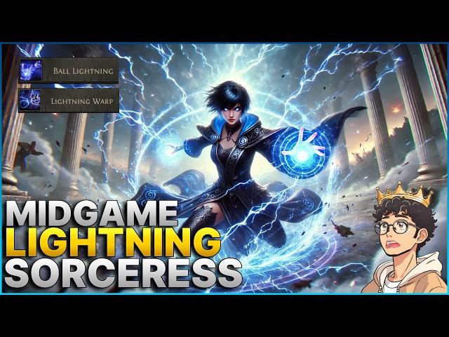FULL LIGHTNING DAMAGE!Midgame Lightning Stormweaver Sorceress Build guide - Path Of Exile 2