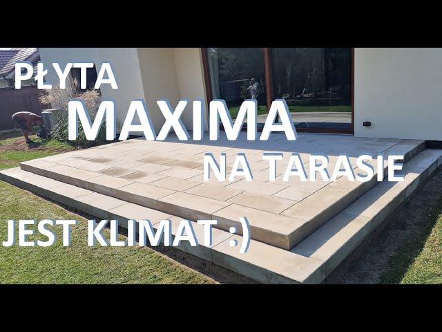 Taras z płyt i stopnic Maxima. Jest klimat #brukarzbydgoszcz #taras #diy #kostkabrukowa #paving