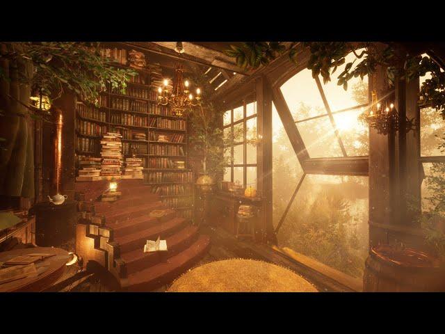 ️A Book Caravan in the Golden Woods️I Immersive Experience [4K]