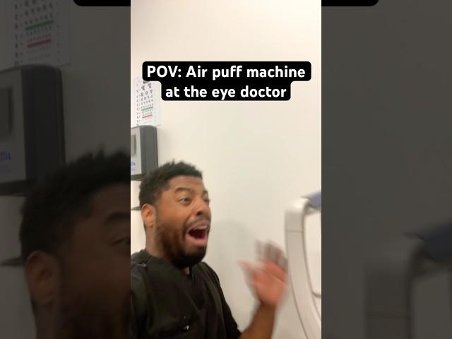 Air puff machine #vision