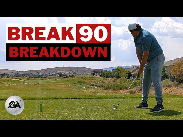 Tips to Break 90 in Golf - Round Breakdown on the Course