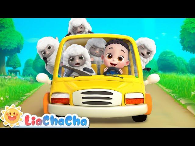 Baa Baa Five Little Lambs | Number Song | Farm Animal Song | Kids Songs & Nursery Rhymes | LiaChaCha