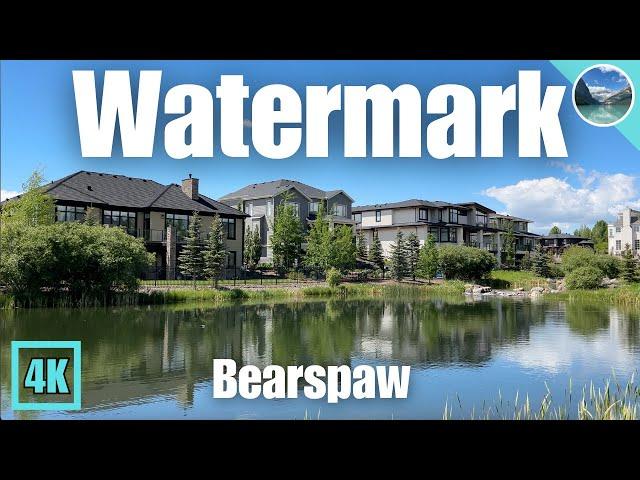 Calgary Neighbourhood Walk  Luxury New homes at Watermark Bearspaw