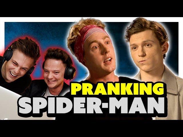 TOM HOLLAND INTERVIEW *PRANK* (EARPIECE)