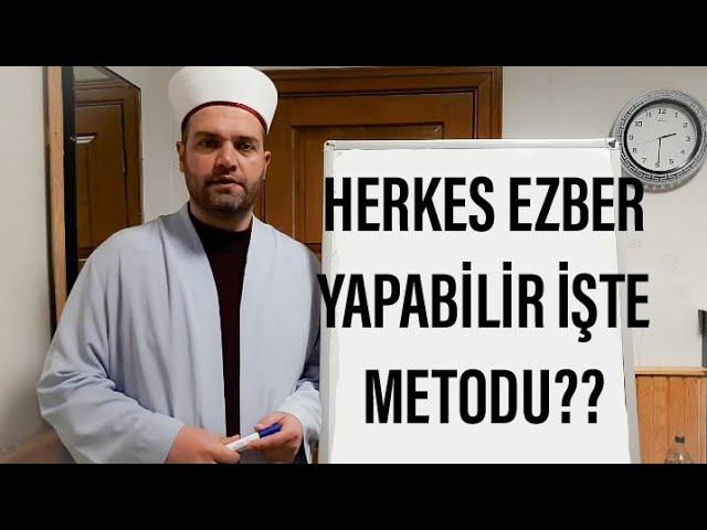 herkes ezber yapabilir.3 aşamada ezber tekniği.mutlaka izleyin.hafızlık yapanlara tavsiyeler.