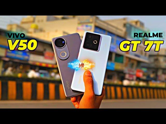 Realme GT 7T vs Vivo V50 - Camera Comparison! Which is Better?