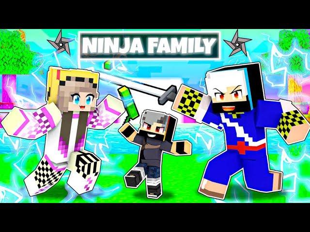 FOUND by a NINJA FAMILY In Minecraft! (Hindi)