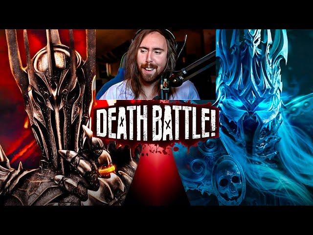 Sauron vs The Lich King: The Death Battle | Asmongold Reacts