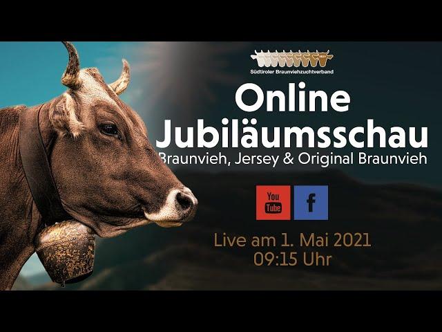 Online-Jubiläumsschau Pustertal - Braunvieh, Jersey und Original Braunvieh - mostra anniversaria