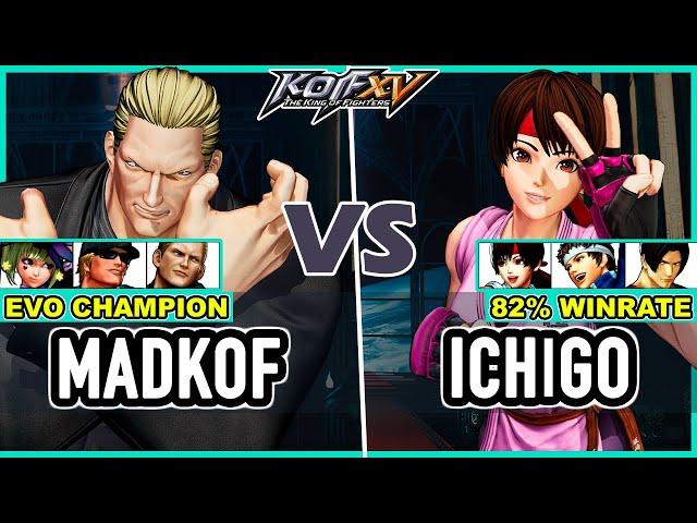 KOF XV  Madkof (Geese/Clark/Sylvie) vs Ichigo (Yuri/Shingo/Kim)